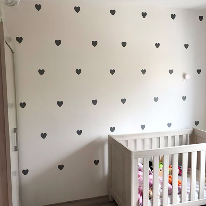 Baby Girl Nursery Quotes - Hart Babykamer Decoratieve Stickers Meisje Slaapkamer